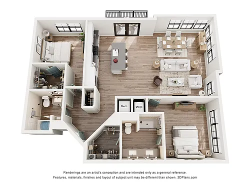 Floor plan B3 A