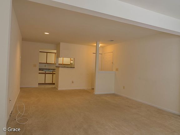 View into living room from balcony door