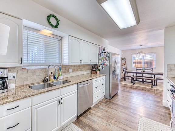 Large galley kitchen with ample storage