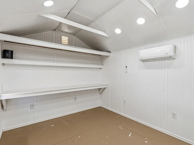 optional office shed inside