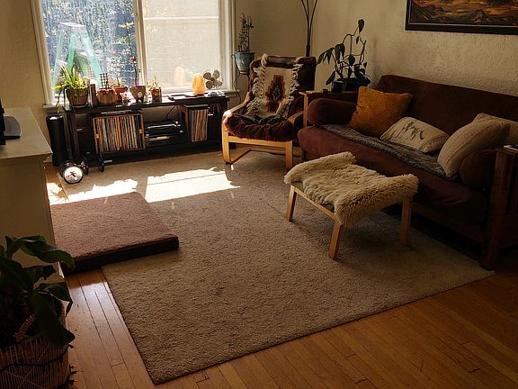 Living room with furniture