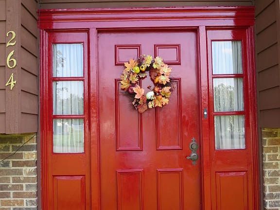 Front door welcomes you!