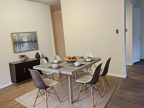 Formal dining room separate from kitchen and living areas.