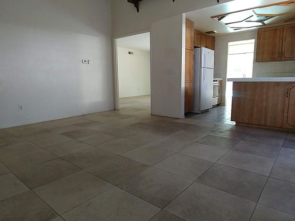 family room and kitchen