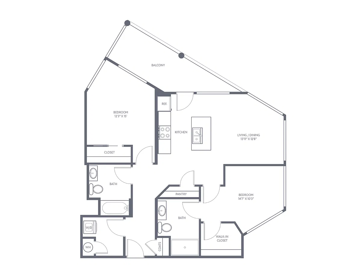 Floor plan 2B3