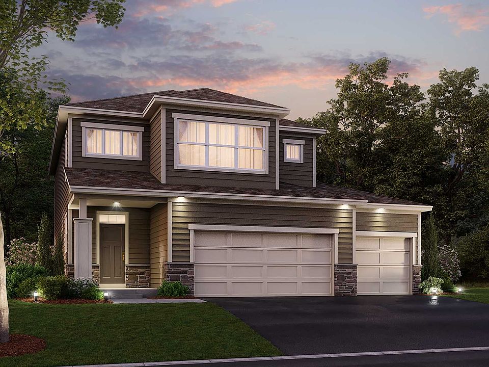 Riley 3-Car Elevation B - Optional Stone