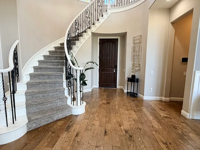 Spiral Staircase with cast iron detailing