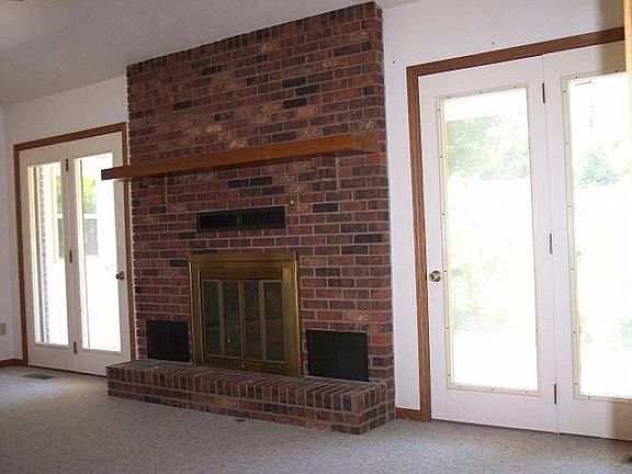 Wood Burning Fireplace in