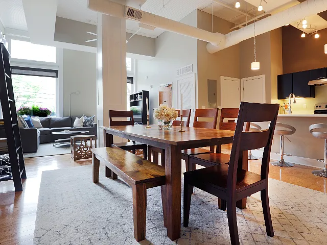 East 8 Lofts open floorplan layout