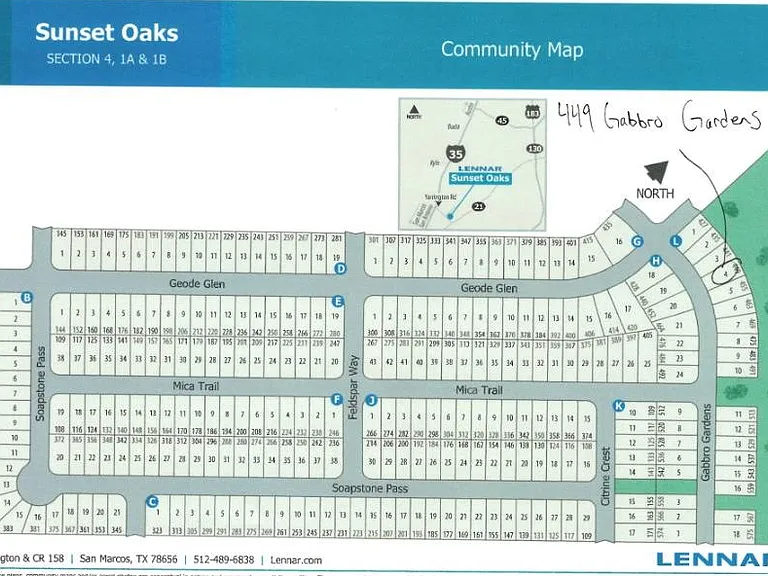 Backs up to green space. Short walk to the community park.