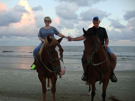Horseback Riding on the Beach is one of may unique things to