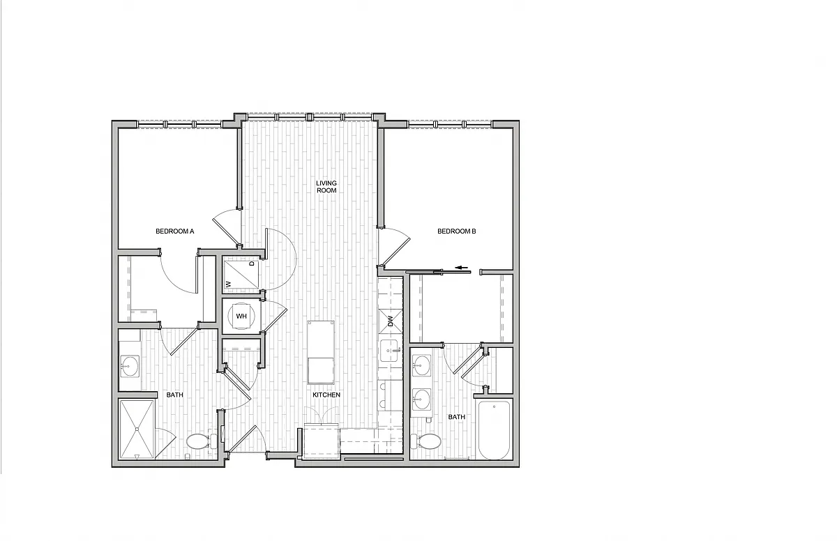 Floor plan C01a **ADA Accessible