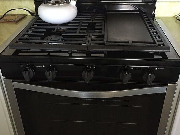 New gas stove 