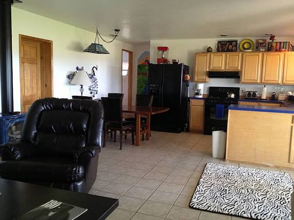Kitchen and family room