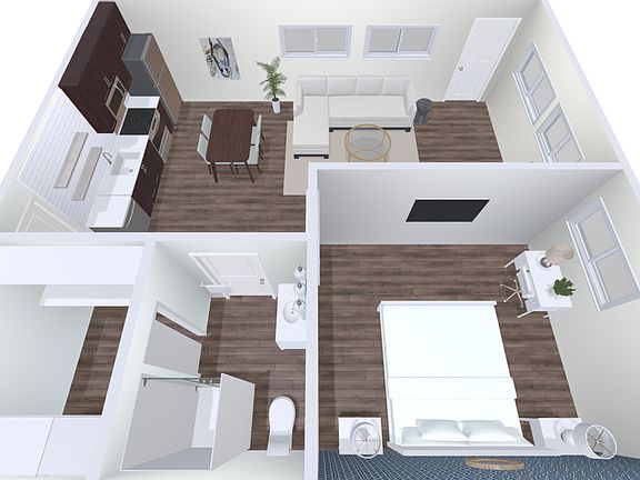 Floor plan of the apartment