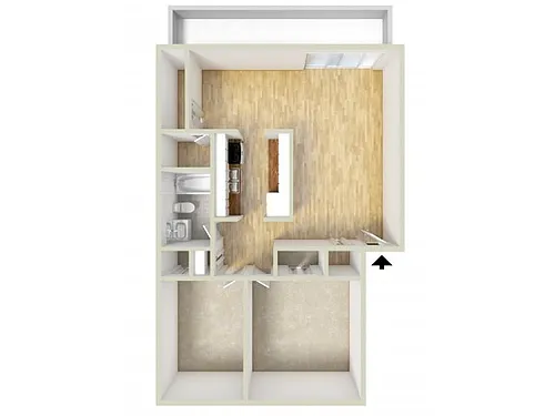 Floor plan 2 Bedroom