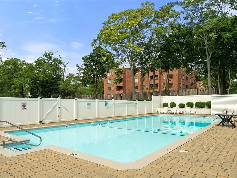 Summer view of pool