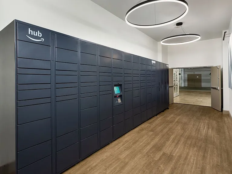Amazon Hub package lockers