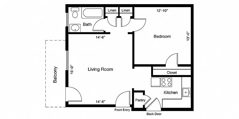 Floor plan Archer