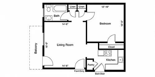 Floor plan Archer