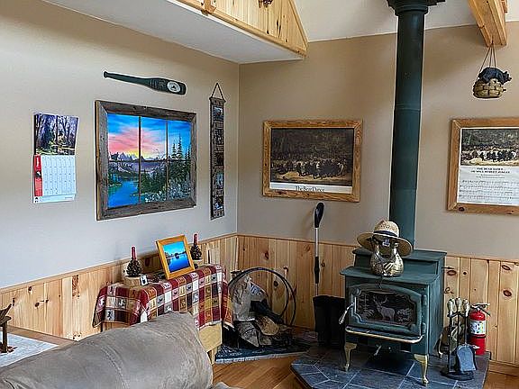 Livingroom with Woodstove