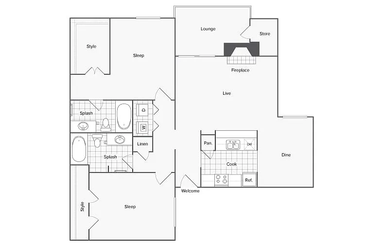 Floor plan Onyx