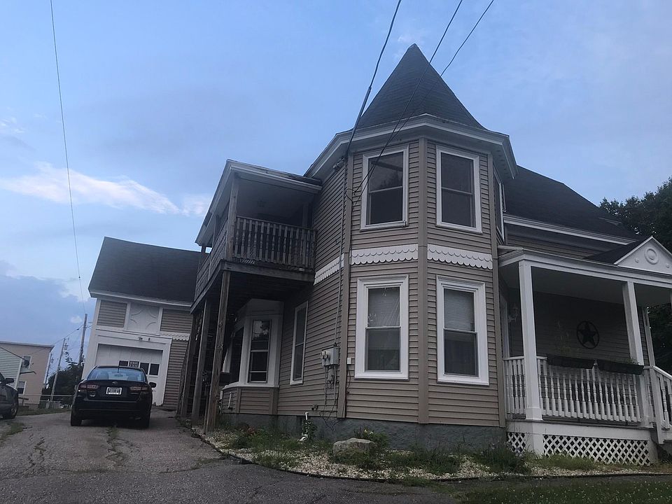 Driveway side of house