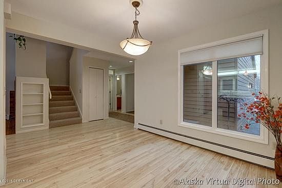 Dining room off entry.