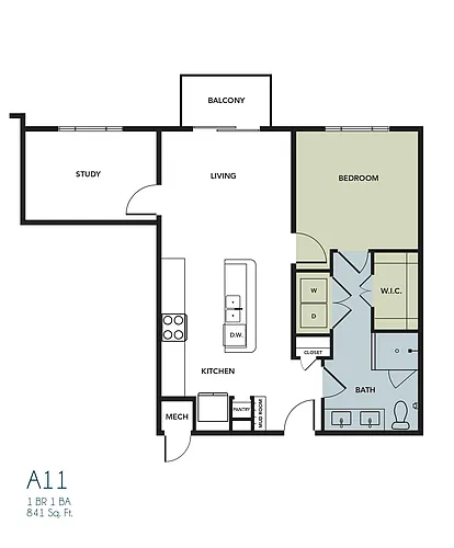 Floor plan A11
