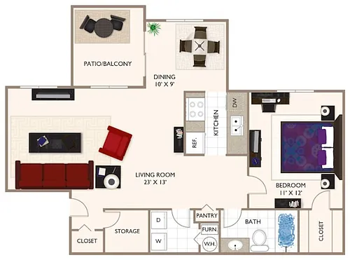 Floor plan Lake Waveland