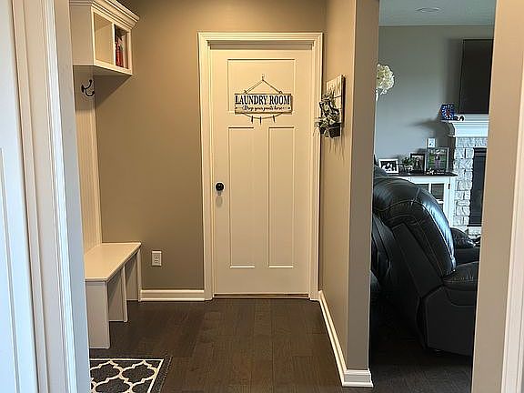 Entry from the garage