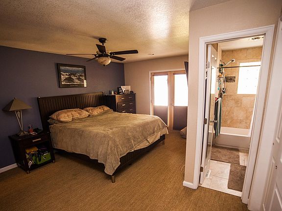 Master bedroom with full sized bath