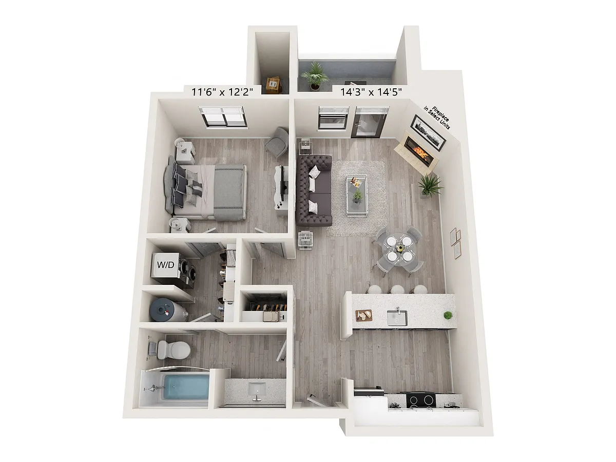 Floor plan A1 Renovated