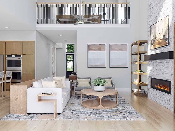 Representative Only Balfour Great Room w Optional Electric Fireplace