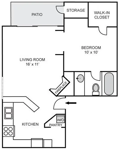 Floor plan Merion - A1