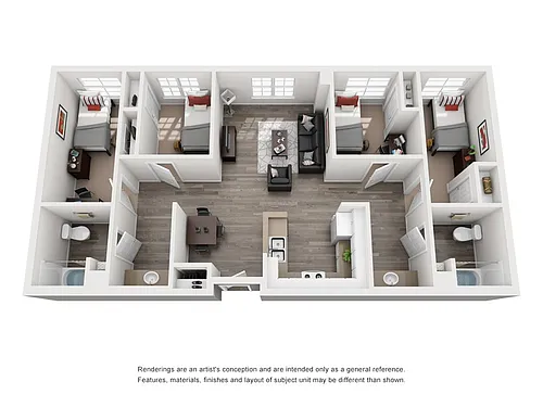 Floor plan 4X2