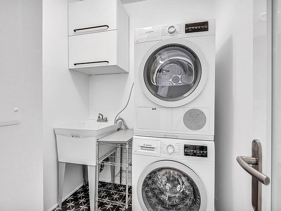 In-unit washer and dryer