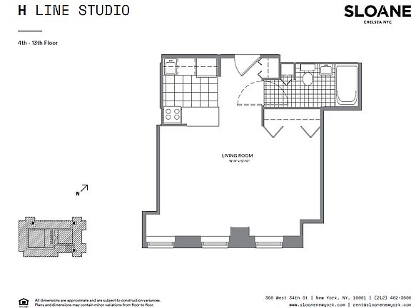 2nd image of 360 W 34th St APT 11H