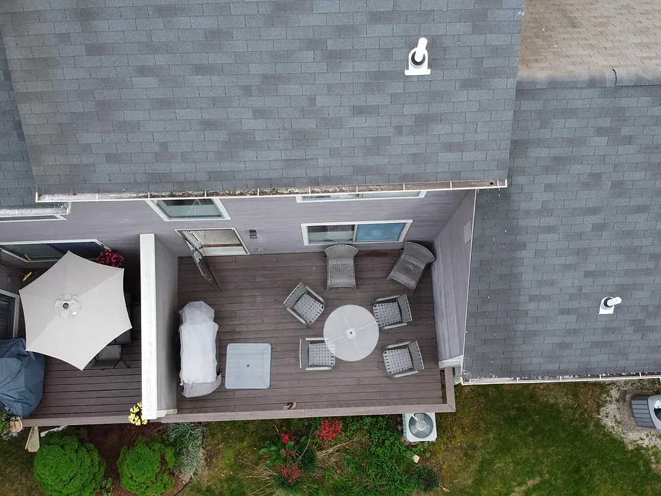 Spacious deck for relaxation