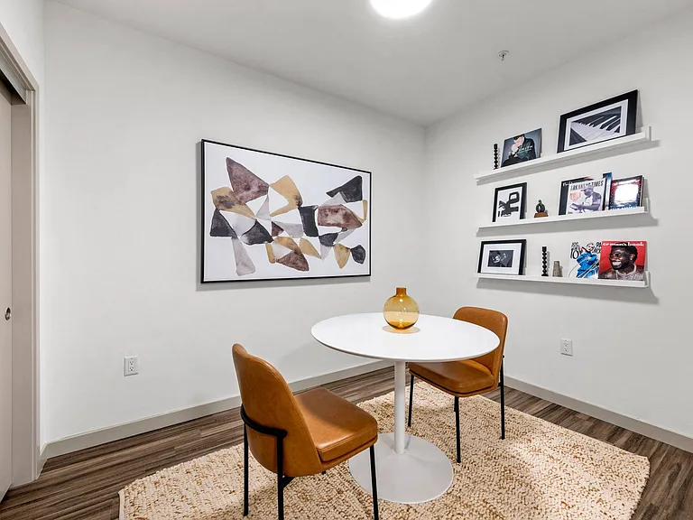 Dining Room Space at G12 Apartments in Los Angeles, CA 90015