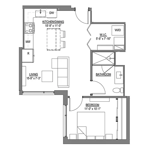 Floor plan Plan 01