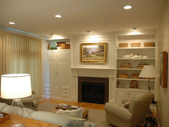 Built Ins Hide Plasma TV