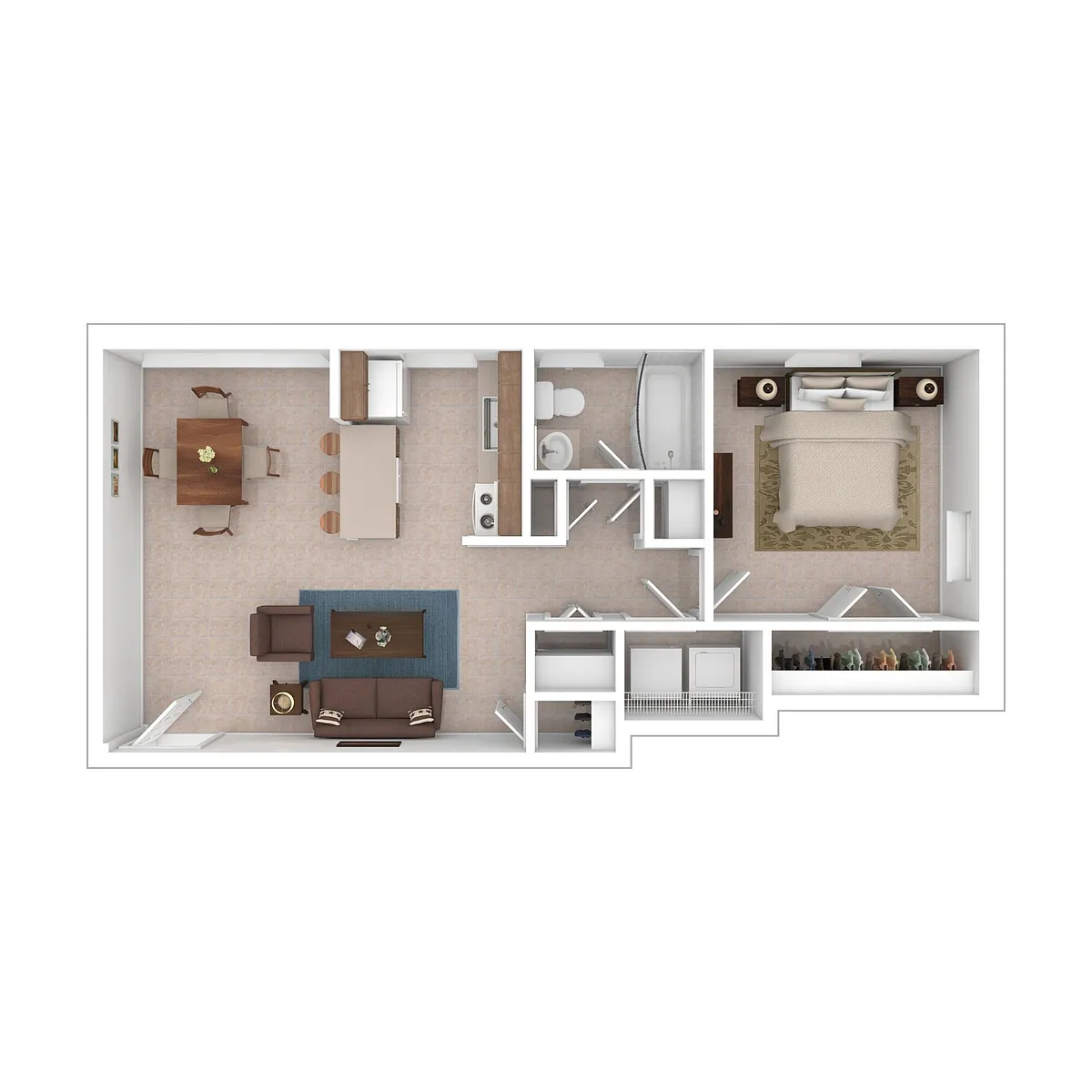 Floor plan 1B