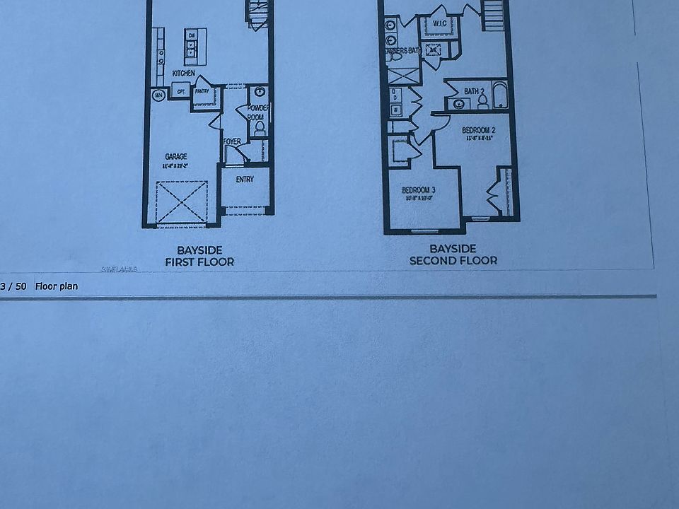 Floor plan for 15400 Wildflower Way.