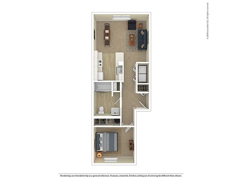 Floor plan 1X1