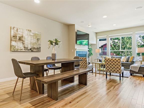 Spacious dining area