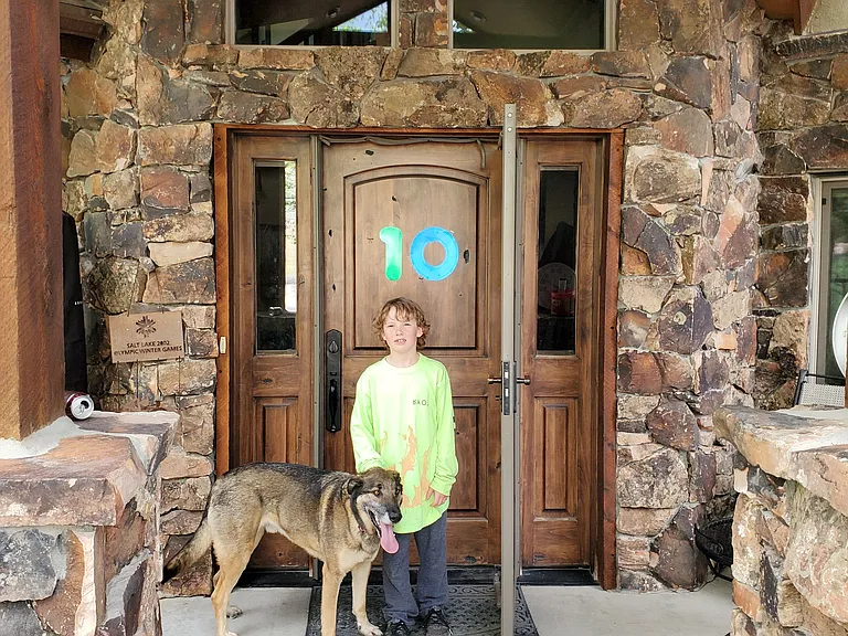 Front totally Private Front Door Entry