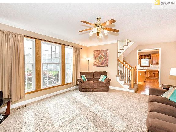 High ceilings and wide doorways give the main floor a big open feel.