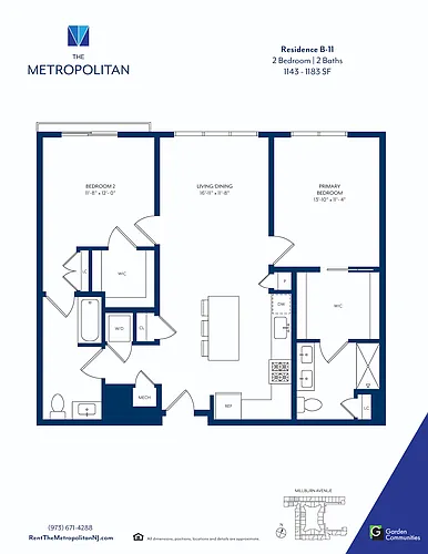 Floor plan $4.32/sq.ft. - B-11