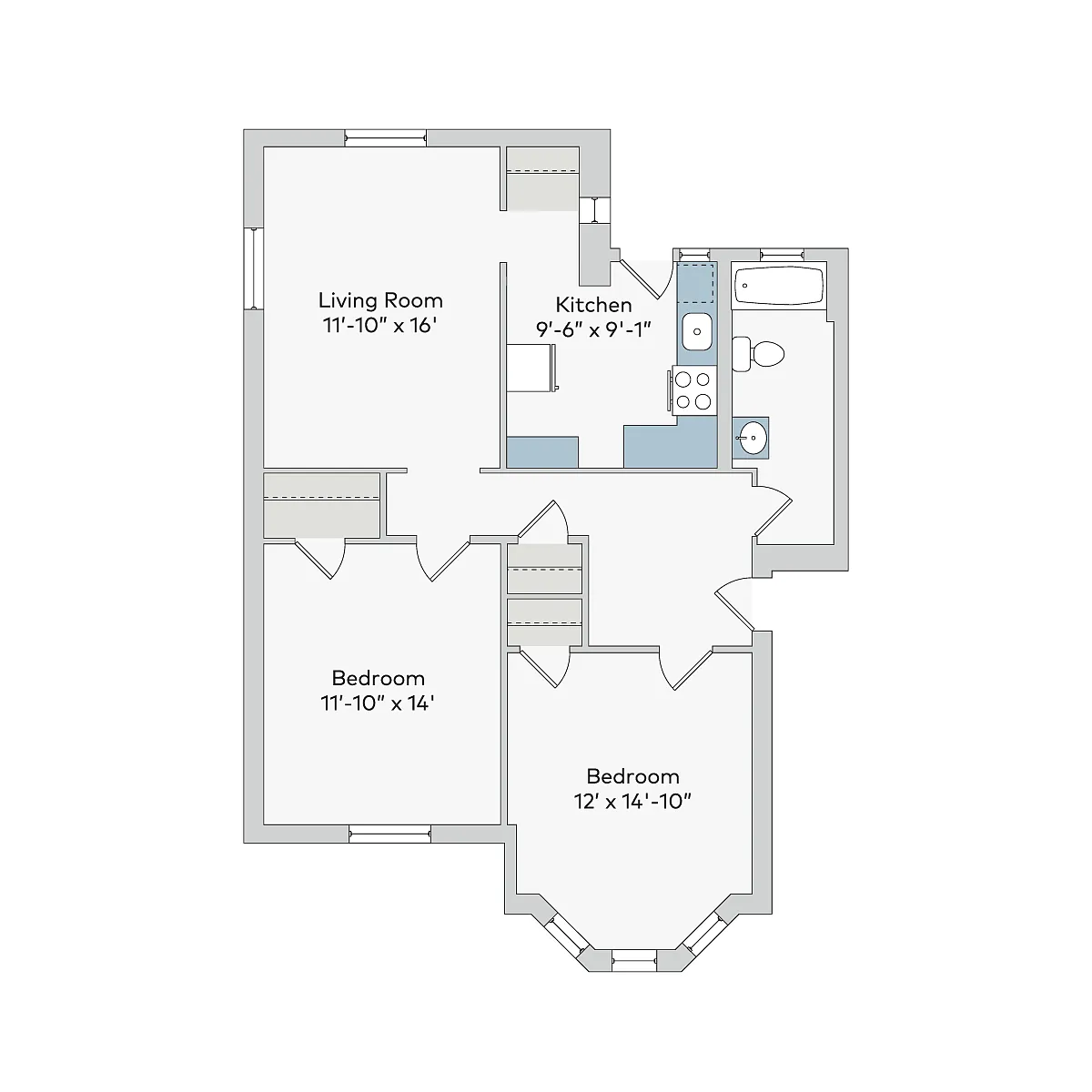 Floor plan van-2bb